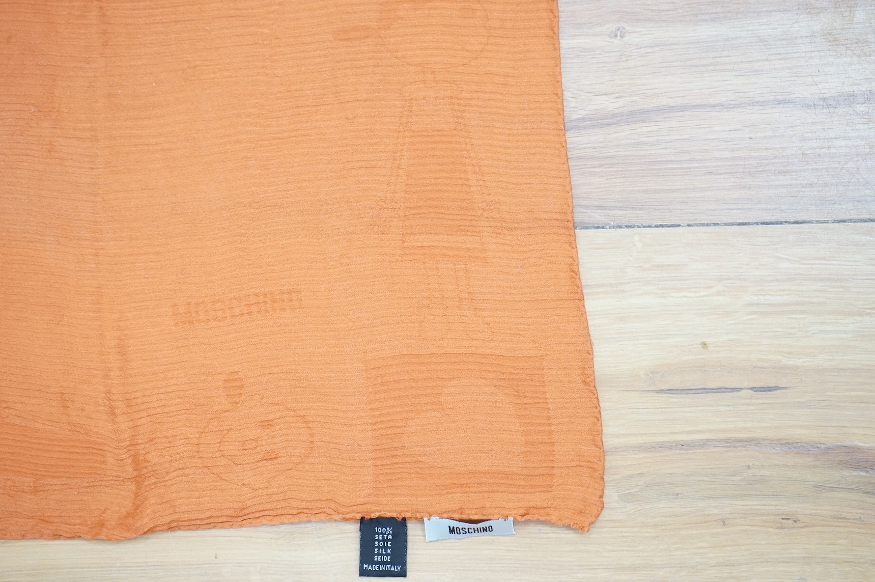 A collection of silk scarves to include Lanvin, Mary Quant and Gucci